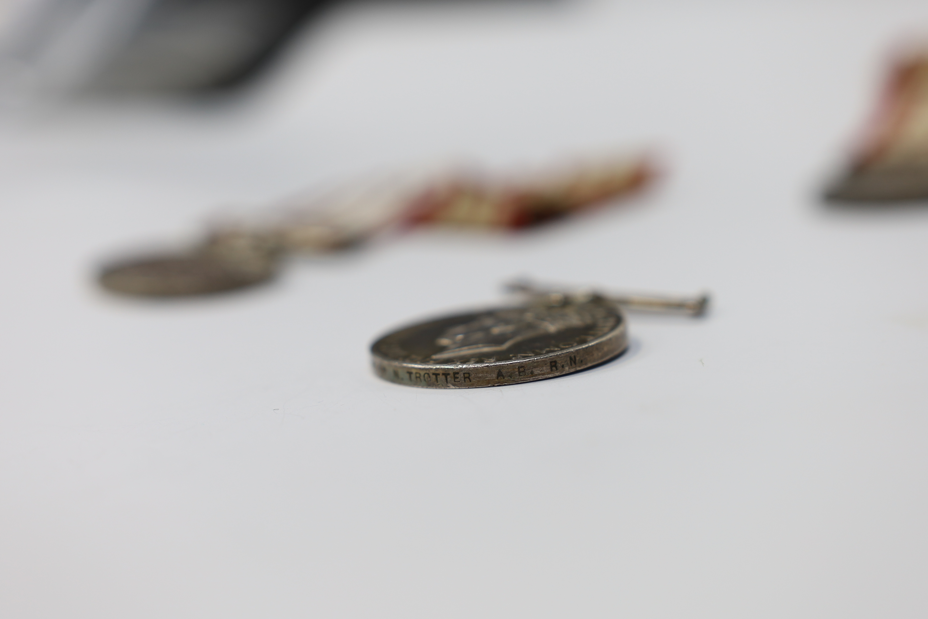 Three George VI Royal Navy General service medals awarded to